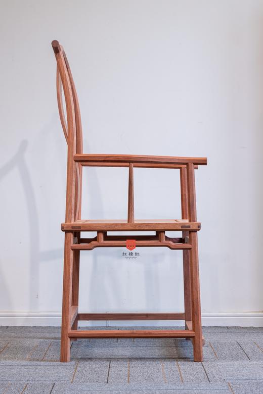 红桥红  家具严选  缅甸花梨（大果紫檀）【经典 四出头八角 官帽椅】 商品图5