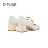 【甜梦少女】Dfuse迪芙斯秋款漆面牛皮方头复古玛丽珍鞋女DF33111212 商品缩略图3