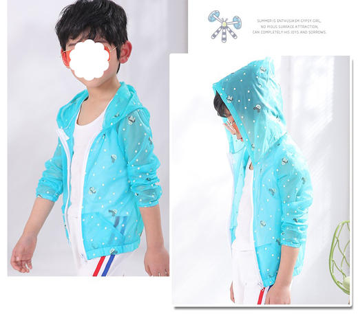 裁缝学苑 TW14儿童防晒服空调衫1:1实物服装纸样剪裁图纸牛皮纸样 商品图7