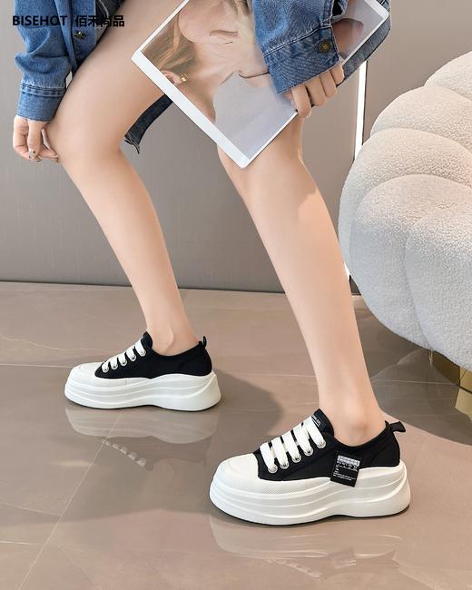 新品百搭厚底增高女式休闲网鞋997B32596 商品图4