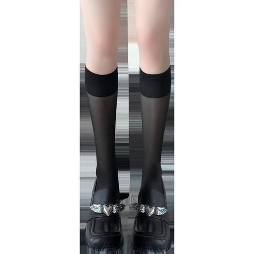 【霏慕】性感情趣百搭透视长筒丝袜调情透明镂空日系JK制服丝袜女7230 商品图2