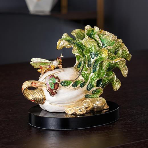 【彼达思】罗比罗丹招财进宝摆件白菜百财20x12x17 商品图0