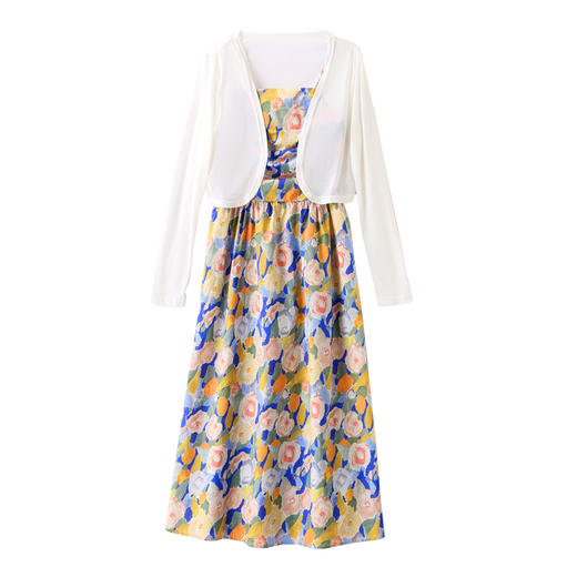 夏装新款，时尚印花连衣裙套装HR-MY2352-1 商品图7