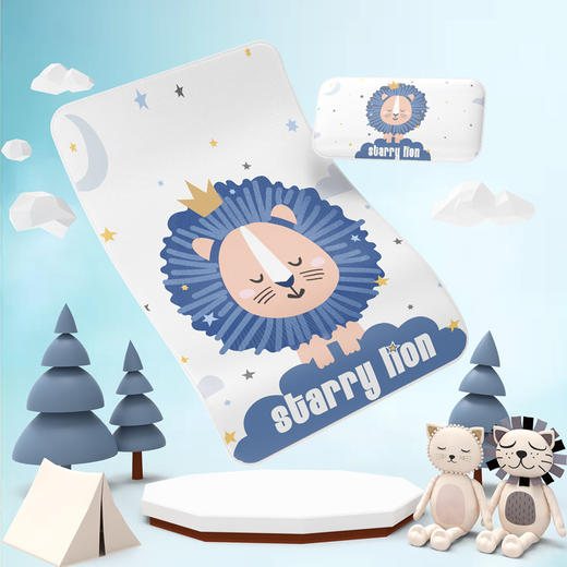 婴儿冰丝凉席透气吸汗夏季宝宝爱出汗冰丝席子儿童凉席床垫婴幼儿 商品图2