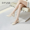 【甜梦少女】Dfuse迪芙斯2023秋季新款法式方头珍珠饰扣玛丽珍单鞋DF33111274 商品缩略图0