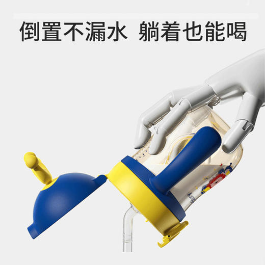 PPSU婴儿童吸管水杯鸭嘴杯学饮杯手柄背带耐摔防呛防摔奶瓶防胀气 商品图4