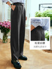 OLrain欧芮儿法式灰色西装休闲裤女夏季2023新款高腰直筒冰爽裤子 商品缩略图2