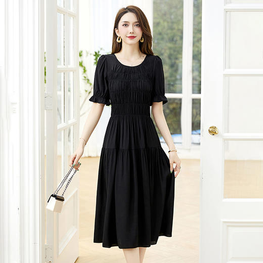 修身气质，夏装韩版中长款连衣裙HR-YJHE3310-1 商品图4
