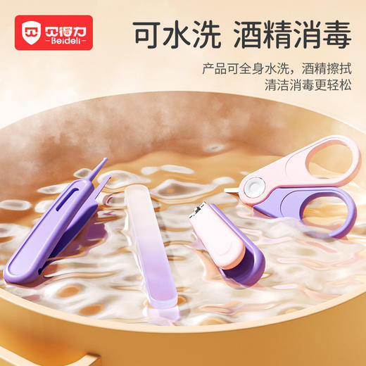 婴幼儿家用指甲剪套装指甲刀钳安全防夹肉用品神器 商品图2