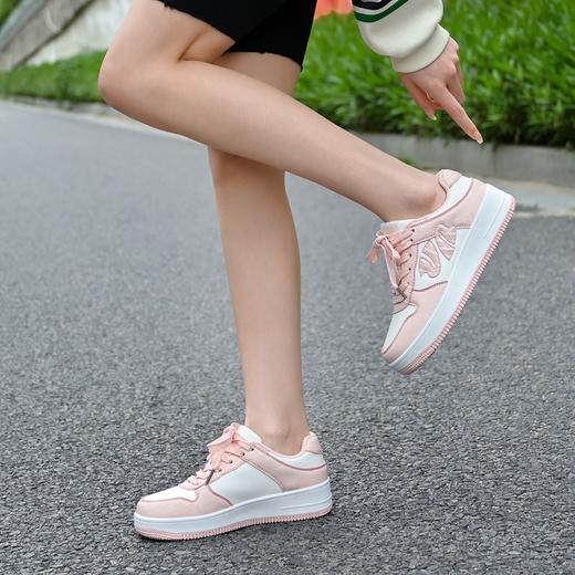 ZHR女鞋牛油果绿板鞋女2023夏季透气厚底休闲鞋百搭运动鞋女 商品图8