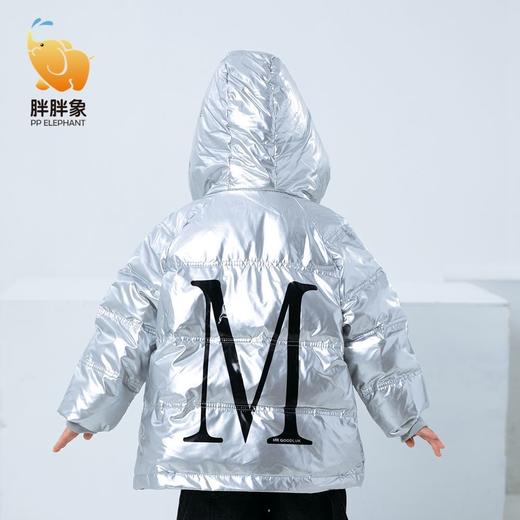 【反季清仓】胖胖象童装儿童羽绒服男童外套新款中大童女童亮面反季秋冬装聚 商品图8