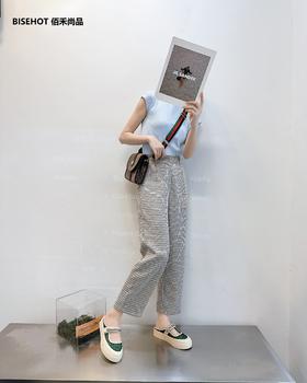 新品网纱女式小香风半拖休闲鞋515B32598