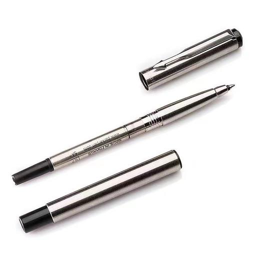 派克宝珠笔礼盒签字笔经典威雅钢杆白夹金属商务办公送礼礼品笔男女书写签字高档送笔芯皮套礼袋 商品图2