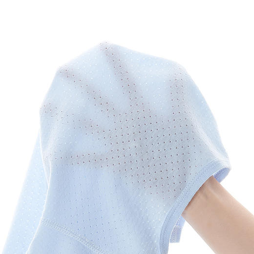 男女宝宝夏装连体衣婴儿纯棉开档透气薄款爬服新生儿清新短袖哈衣 商品图4