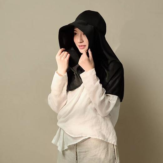 积分兑换 进口正品 23年新款 UVCUT披肩帽防晒帽 99%抗UV 商品图2