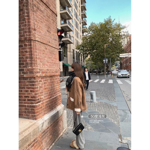 金蘑菇菇【断码 】 冬日解压裤 / 厚度+++  加厚加绒中高腰直筒拖地休闲裤 商品图3