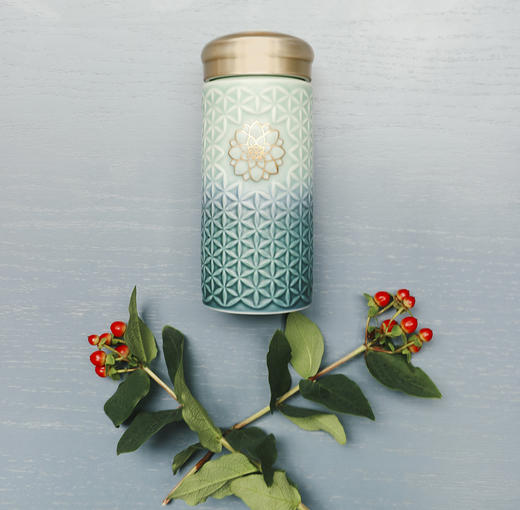 生命之花（阳光）随身杯渐变色 双层300ml 商品图1