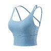 wx001糖果运动文胸瑜伽短款时尚美背外穿高强度背心透气裸感交叉 商品缩略图1