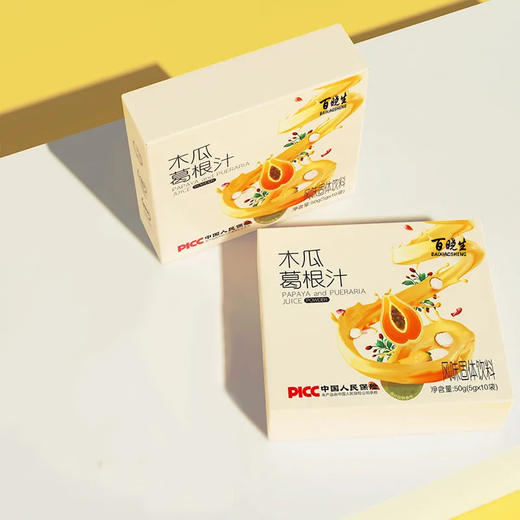 【丰盈韵味！尽在一杯木瓜葛根汁】葛根粉果汁固体饮料健康 商品图1