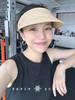 PETIT SCHAN小闪 #039 smiling cap 笑脸帽  进口拉菲草辫发箍空顶帽女防晒遮阳防紫外线帽子 商品缩略图2