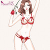 【霏慕】情趣内衣诱惑开裆免*性感三点式比基尼套装 7121 + 7153 商品缩略图1