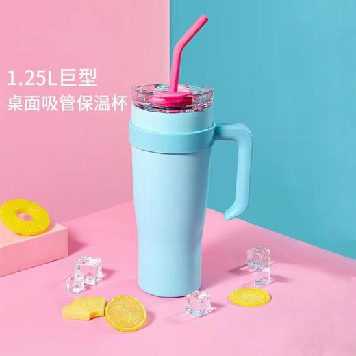 【爆款明星同款巨无霸304不锈钢保温杯】冰霸杯大容量手柄保冷汽车杯，柄设计，握感舒适。冰霸杯技术，长时间冷饮不融化。保冷、保温完美体验，让你随时享受美食美饮，一路畅行无阻！sh 商品图2