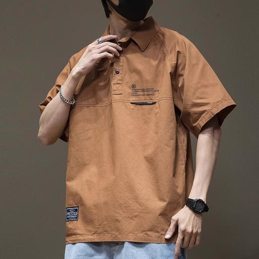 裁缝学苑MX23 宽松大码工装Polo衫纸样衬衫男装衬衣服装打版裁剪 商品图1