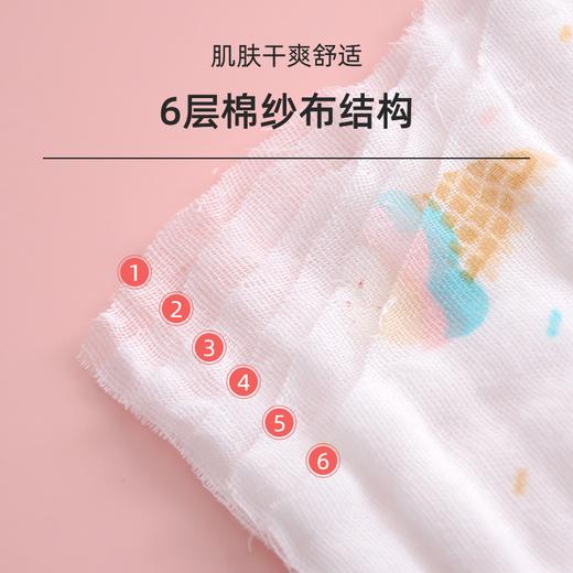 婴儿纱布浴巾初生纯棉超柔吸水大毛巾幼儿洗澡巾宝宝新生儿童卡通 商品图2