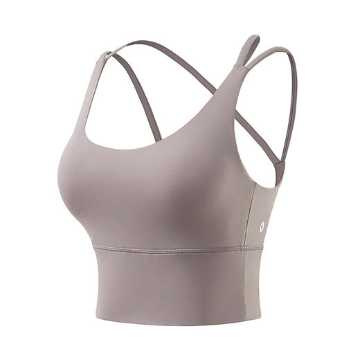 wx001糖果运动文胸瑜伽短款时尚美背外穿高强度背心透气裸感交叉 商品图2