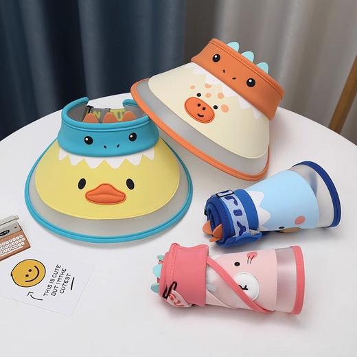 【儿童防晒遮阳帽春夏季空顶帽】男童女童卡通大帽檐宝宝帽子防紫外线，透气舒适；大帽檐，有效防紫外线；可爱卡通造型，男女童皆宜；保护宝宝娇嫩肌肤，让他们健康成长！ 商品图2