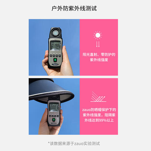 韩国zauo防晒帽 大帽檐儿童男女款 商品图4