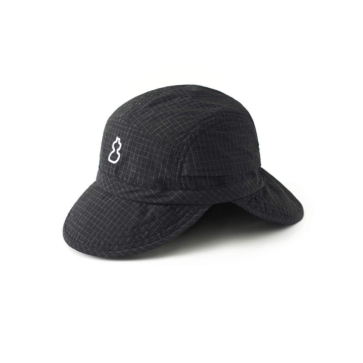 吃茶去chichaqu 山系格纹尼龙双檐洛克帽