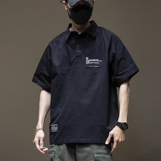 裁缝学苑MX23 宽松大码工装Polo衫纸样衬衫男装衬衣服装打版裁剪 商品图4
