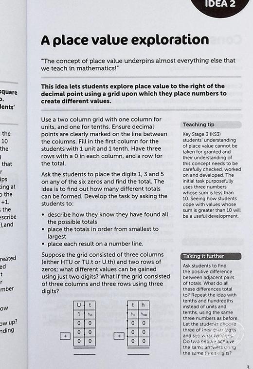【中商原版】100 Ideas for Secondary Teachers: Outstanding Mathematics Lessons 中学教师的100个想法：优秀的数学课 英文原版 商品图5