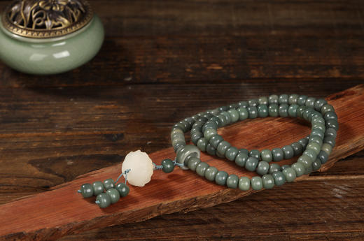 绿菩提根跑环手串 商品图2