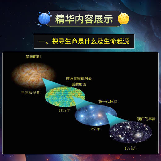 宇宙的胎动：在深空中寻找生命起源 宇宙科普书 科学知识 太空百科全书 探索宇宙奥秘 天体生物学 生命起源 天文书籍 商品图3