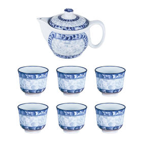 参宝 （SAMBO）进口茶杯青花瓷功夫茶具陶瓷家用 中式茶壶礼盒 