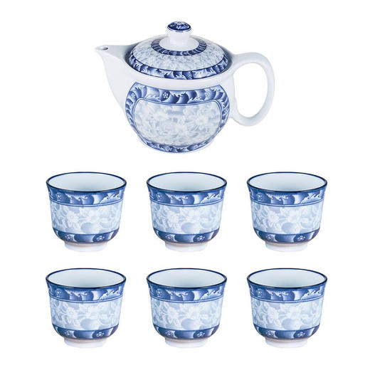 参宝 （SAMBO）进口茶杯青花瓷功夫茶具陶瓷家用 中式茶壶礼盒  商品图0