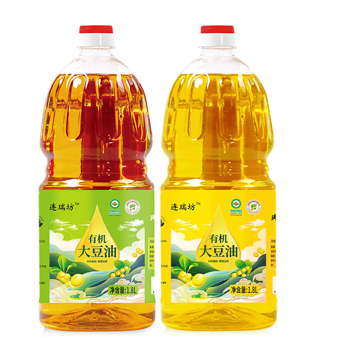 基地直发-有机大豆油1.8L