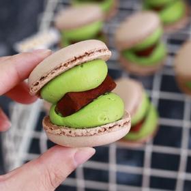 韩式胖马卡龙（抹茶生巧口味）