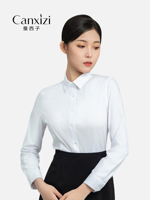 女士公务白衬衫 商品图10