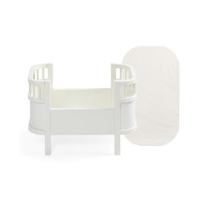 Sebra 木质玩具娃娃床模型(含床垫)儿童玩具