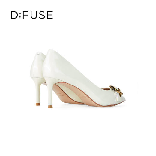 DFuse迪芙斯秋款简约通勤细跟尖头浅口单鞋女DF33111126 商品图10
