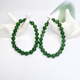 39589和田玉单圈手串圆珠8mm