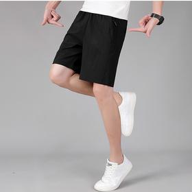 一口价【新款DSK】大依优型大码男装休闲裤宽松弹力透气速干运动五分直筒短裤
