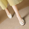 ZHR女鞋休闲小香风浅口单鞋女气质法式晚风软皮一脚蹬懒人鞋外穿 商品缩略图3
