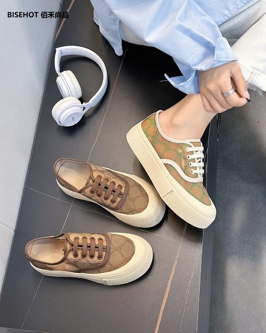 新品女式百搭透气网纱百搭板鞋515B32597 商品图2