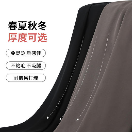 夏季新款女士黑色西装哈伦裤，宽松舒适，直筒垂感烟管裤，九分高腰显瘦，展现女性优雅与自信。适合商务会议、晚宴等多种场合穿着，让你成为聚光焦点。 商品图3