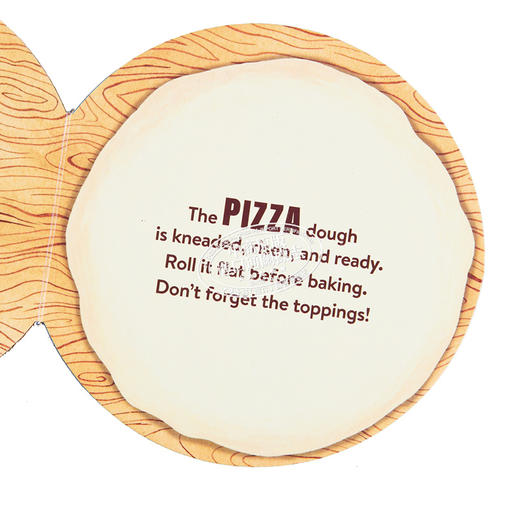 【中商原版】Made with Love: Pizza! 异形书：好吃的比萨饼 英文原版 儿童绘本 活动与玩具书 0-3岁 商品图3