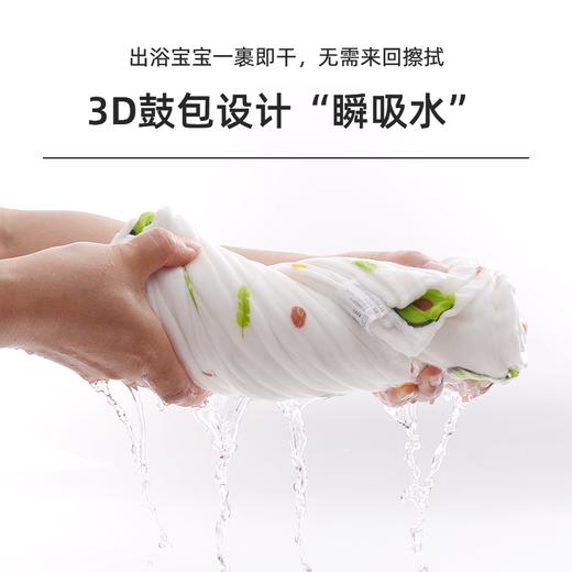 婴儿纱布浴巾初生纯棉超柔吸水大毛巾幼儿洗澡巾宝宝新生儿童卡通 商品图1